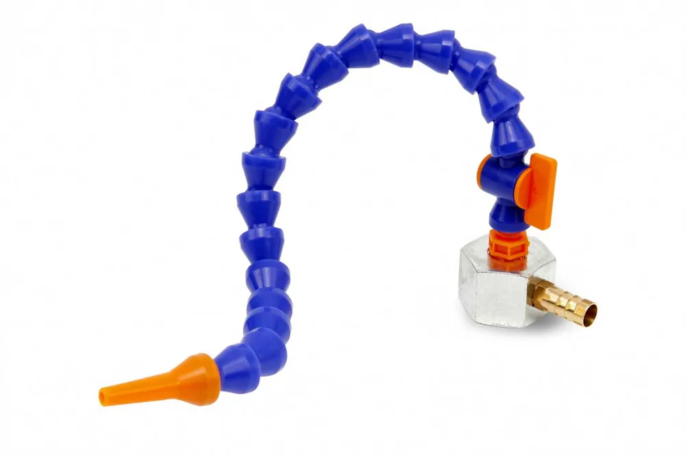 Flexibilní hadička chlazení s magnetickou základnou, 2 trysky a kohoutek