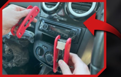 Sada přípravků na demontáž autorádií, 36 dílů, Welzh