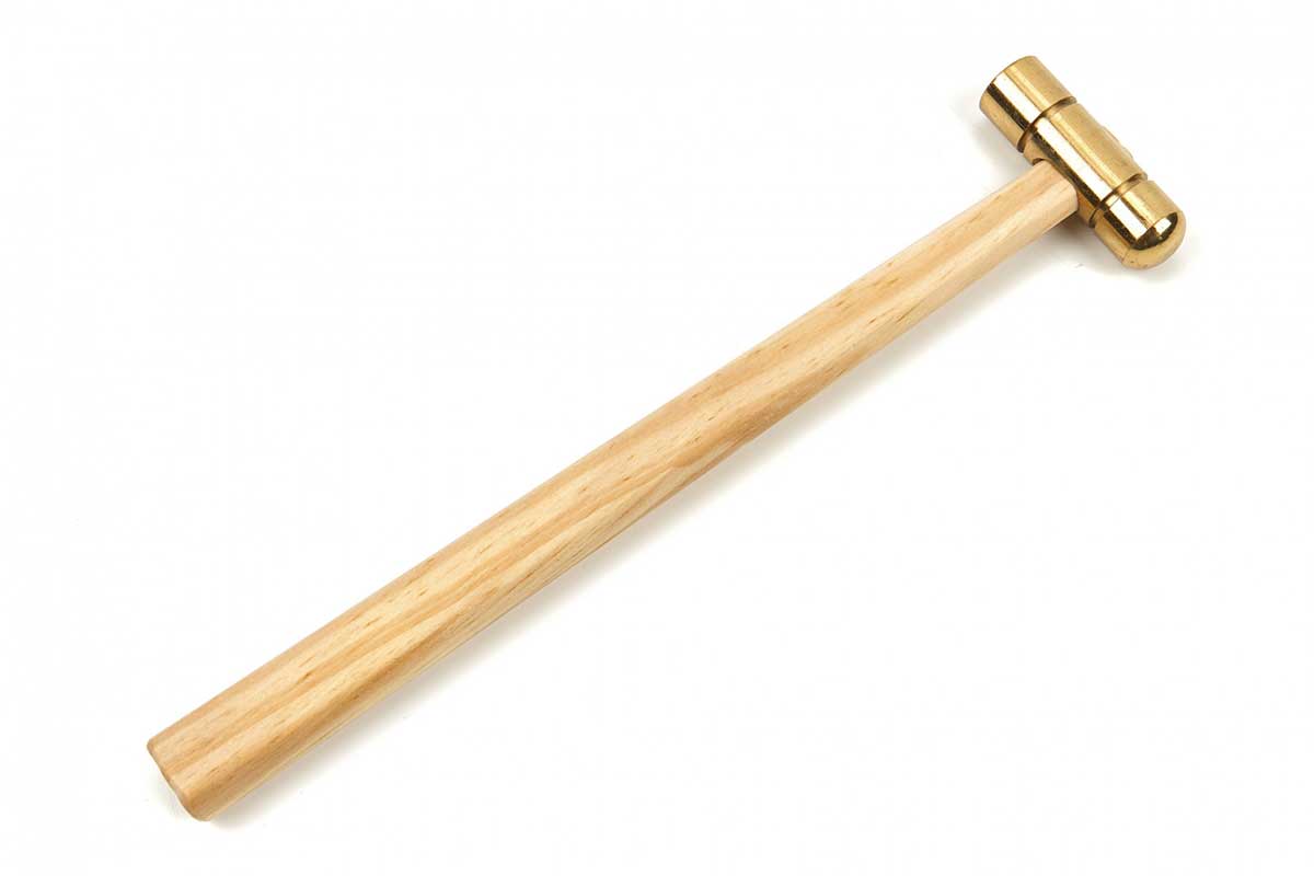 Kovotepecké kladívko mosazné - 100 g, délka 230 mm