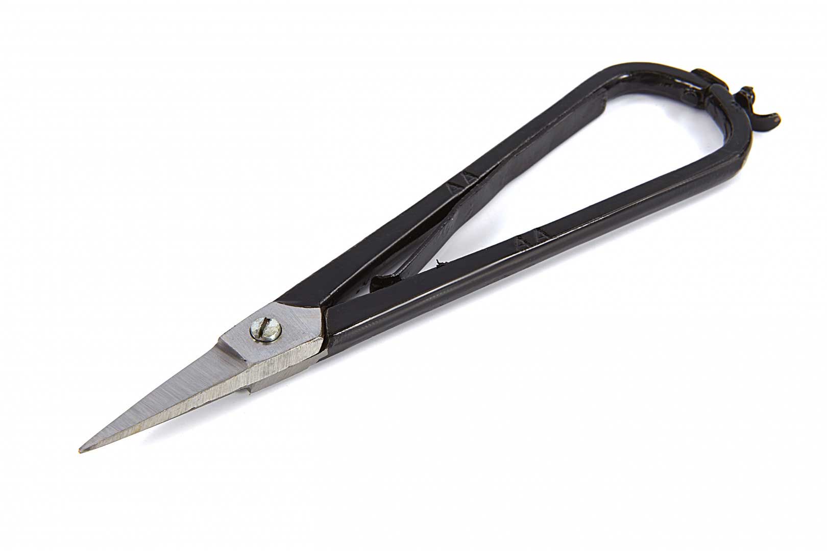 Precizní šperkařské nůžky na plech s pružinou a aretací, rovné 180 mm 