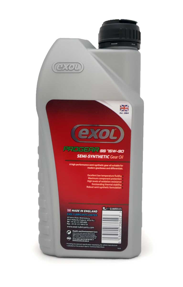 Exol Athena Progear SS 75W-90, výkonný převodový olej polosyntetický, GL4, GL5, 1l