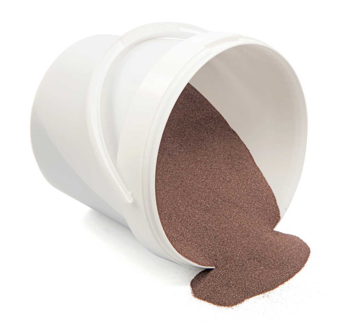 Oxid hliníku K 120 - tryskací materiál, pískovací abrazivo pro tryskací kabiny a pískovačky, 10 kg