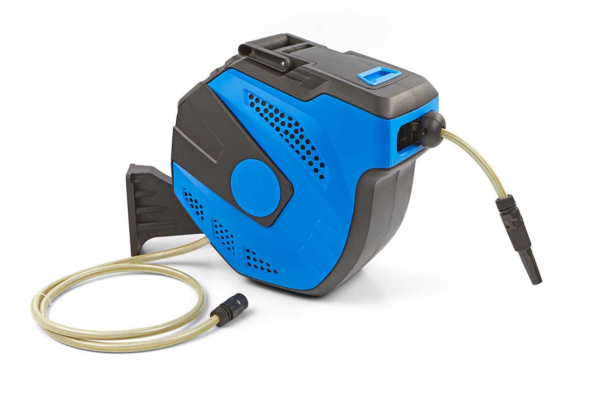 Samonavíjecí nástěnný buben s hadicí, průměr 10 mm, délka 20 m