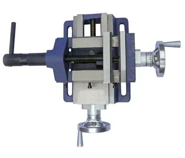 Precizní svěrák 100 mm s křížovým posuvem - pro frézování nebo vrtání, 9.5 kg, Warco