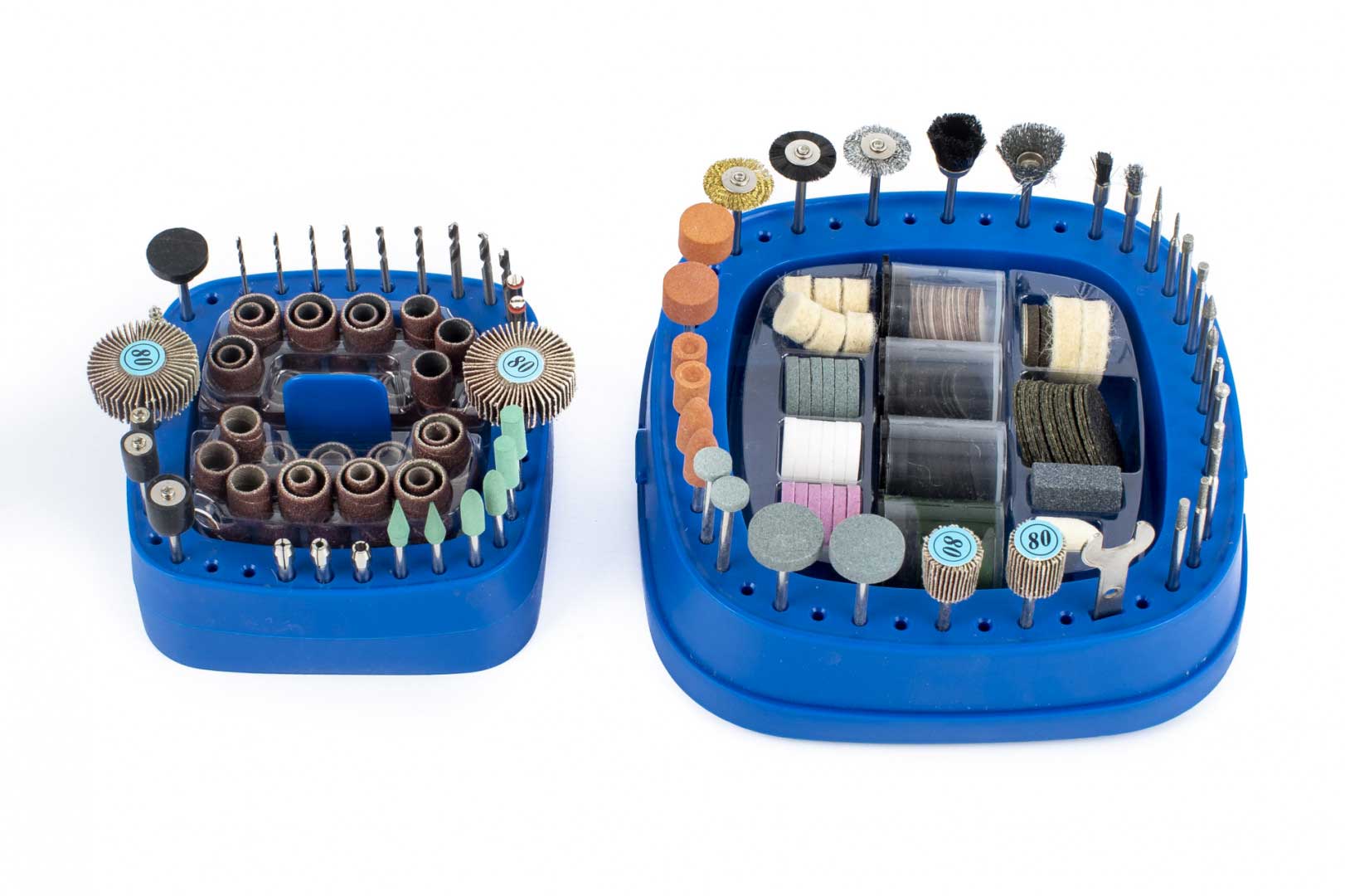 Sada brusných a leštících tělísek se stopkou 3 mm, 276 dílů