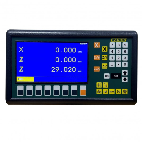 LCD-DRO digitální odměřovací jednotka, 3 osy, Warco - po chvilce zapnutí se vypne a nejde zapnout