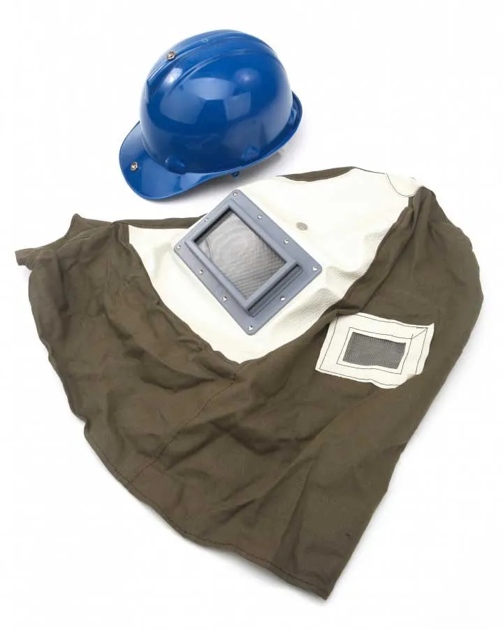 Ochranná kukla pro pískování a tryskáni - Model 1