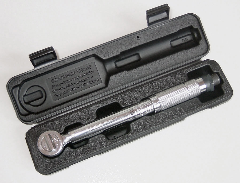 Klíč momentový 1/4“, rozsah 5 - 25 Nm,  stupnice Nm a ft.lb, Condor Werkzeug