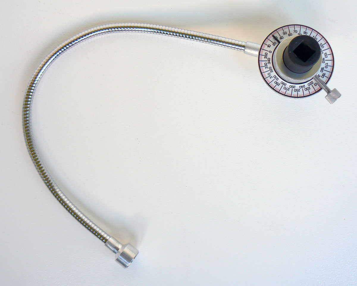 Úhloměr ráčnový ohebný nástavec s magnetem, 1/2“, Triumf