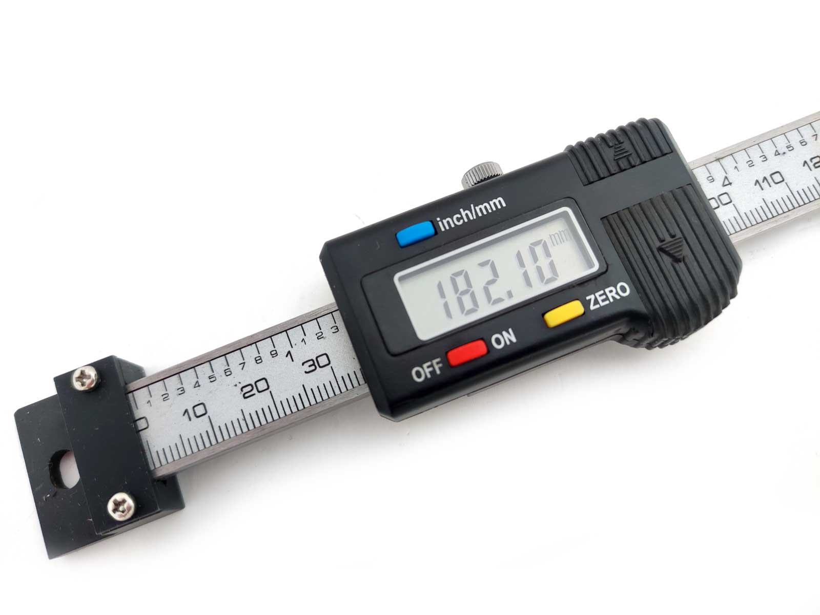 Digitální snímač polohy / digitální posuv – horizontální, rozsah 200 mm, rozlišení 0.01 mm