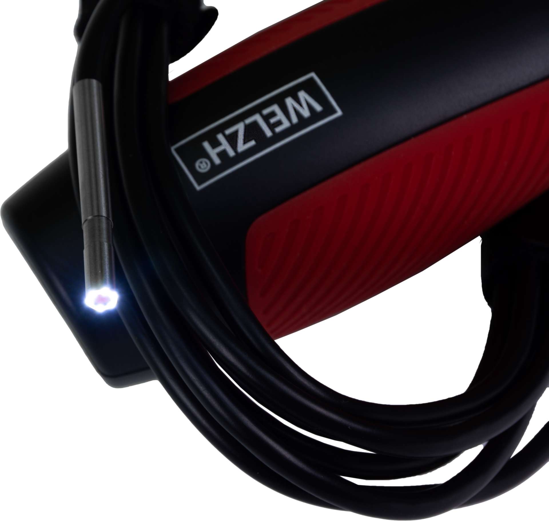 Inspekční endoskop s kamerou a LED světlem, Welzh