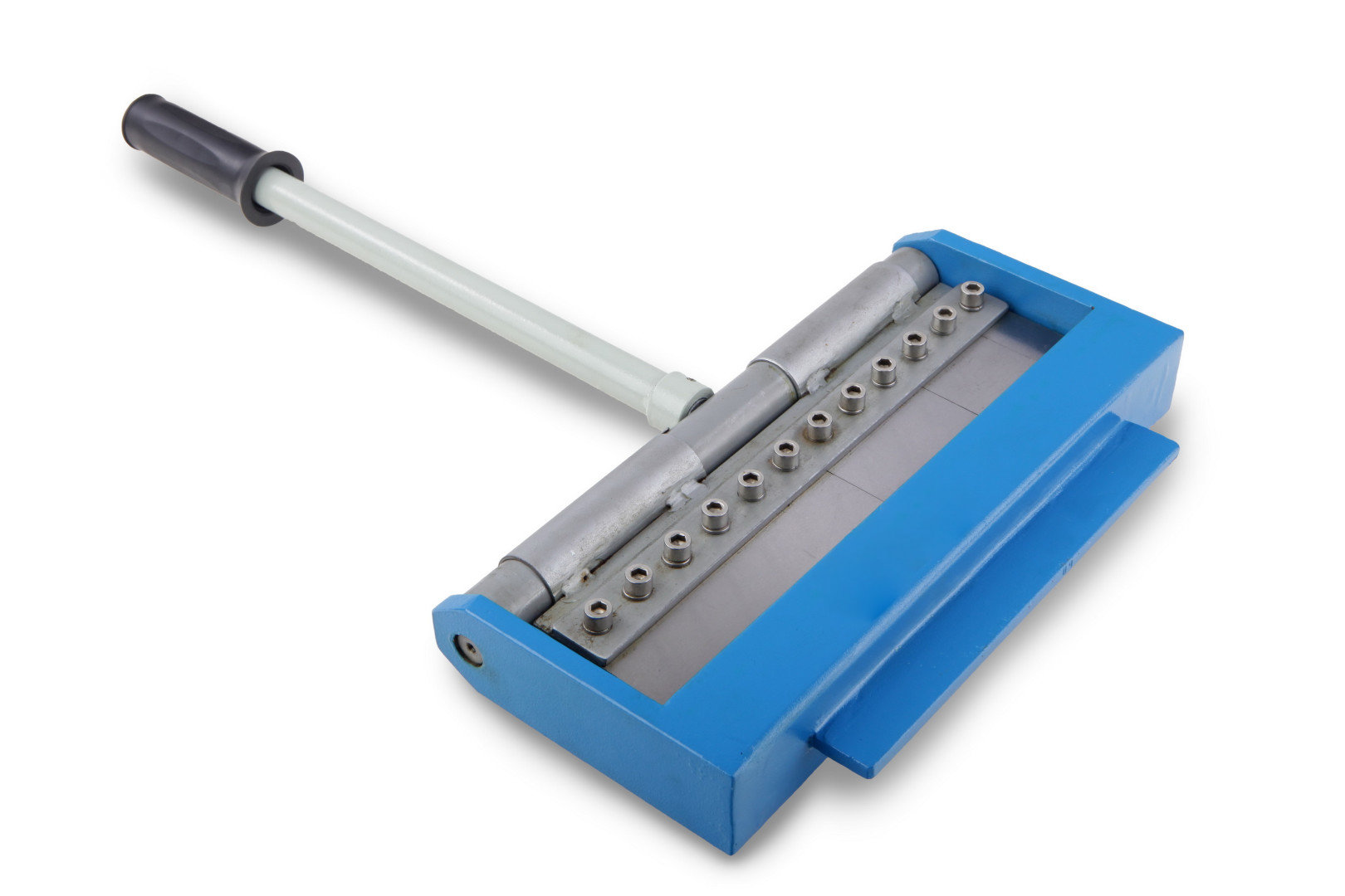 Mini segmentová ohýbačka plechu 300 mm, upnutí do svěráku, 12 kg