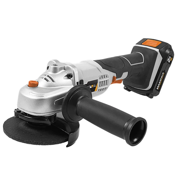 Aku bezdrátová úhlová, kotoučová bruska, 8000 ot./min., průměr kotouče 115 mm, 18V Li-Ion, bez baterie a nabíječky, bateriová platforma MAXXPACK BATAVIA