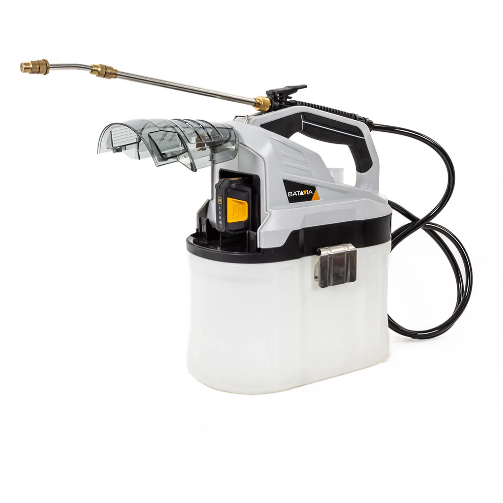 Aku bezdrátový tlakový postřikovač, 18V Li-Ion, zásobník 7,5l, 1,5bar, 500ml/min, bez baterie a nabíječky, bateriová platforma MAXXPACK BATAVIA