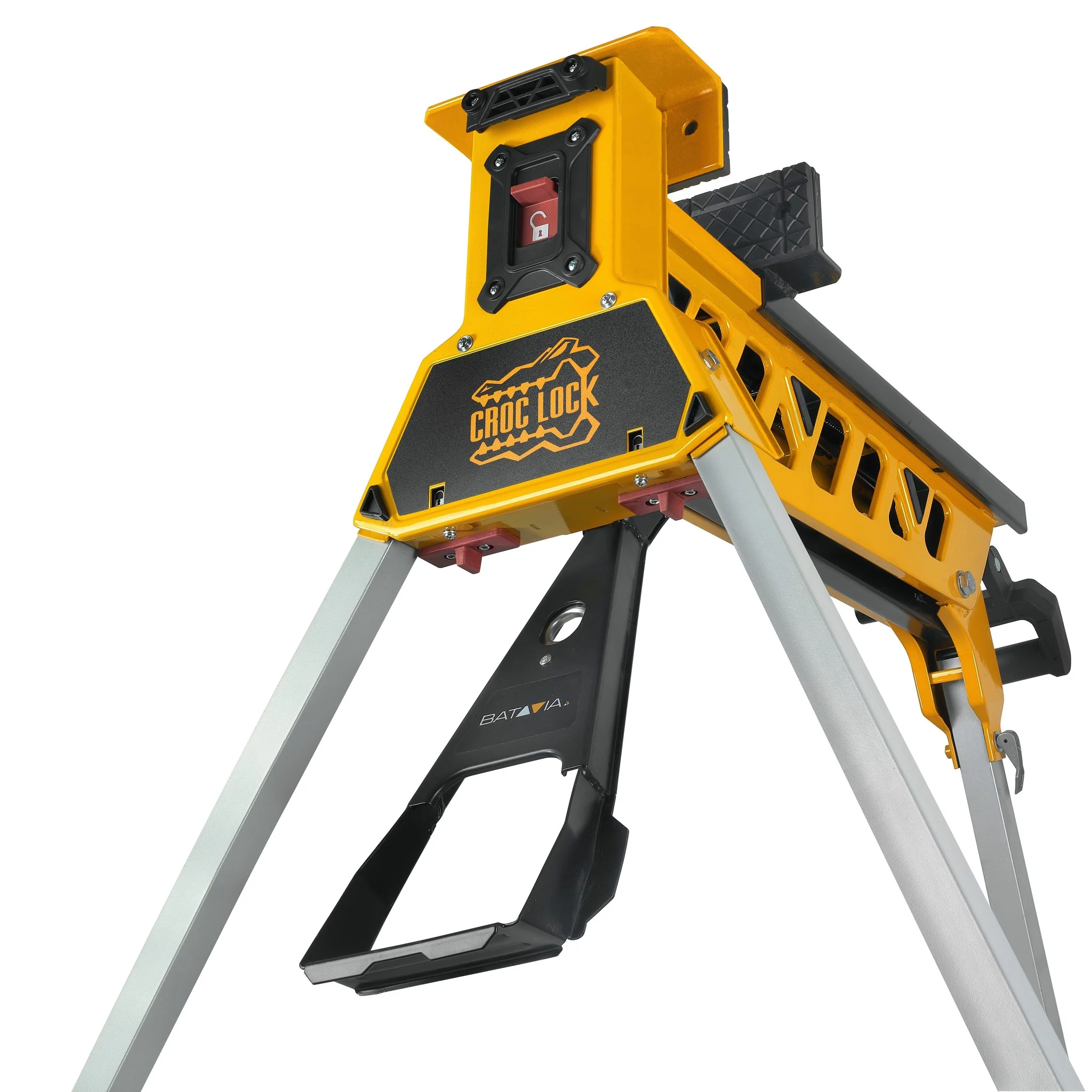 Profesionální pracovní stůl, stavební koza, upínací systém CROC LOCK, upínací síla 1000kg, nosnost 250kg BATAVIA