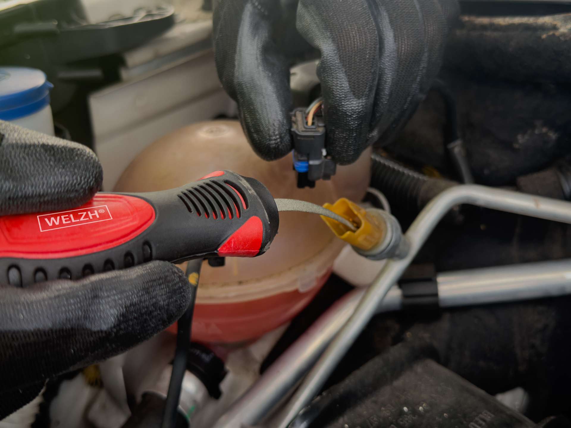 Ultra tenké ohebné pilníky s diamantovým povrchem, sada 3 dílů, Welzh