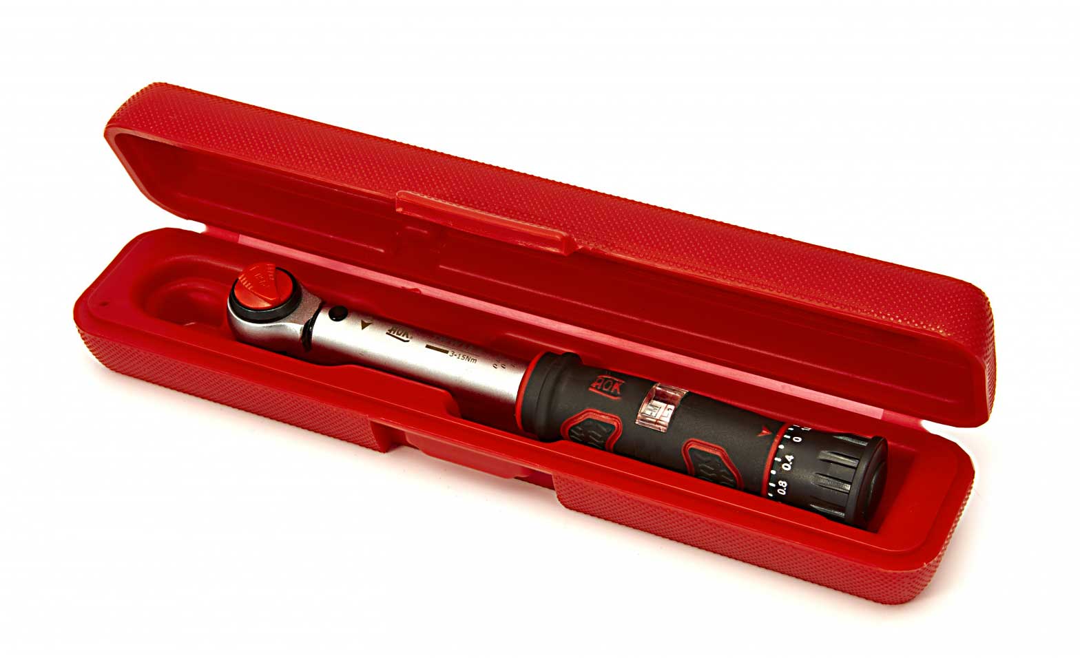 Profesionální momentový klíč 1/4“, rozsah 3 - 15 Nm, s kalibračním protokolem