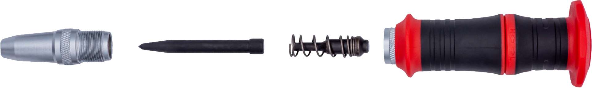 Automatický centrovací důlčík, úder 60-140 kg, Welzh