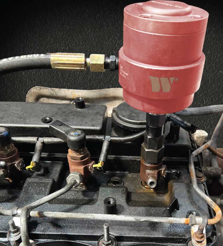 Vibrační pneumatický nástroj Welzh Vibration Mate™na vytahování dieselových vstřikovačů Bosch, Delphi, Denso, Siemens, atd... - common rail, Welzh
