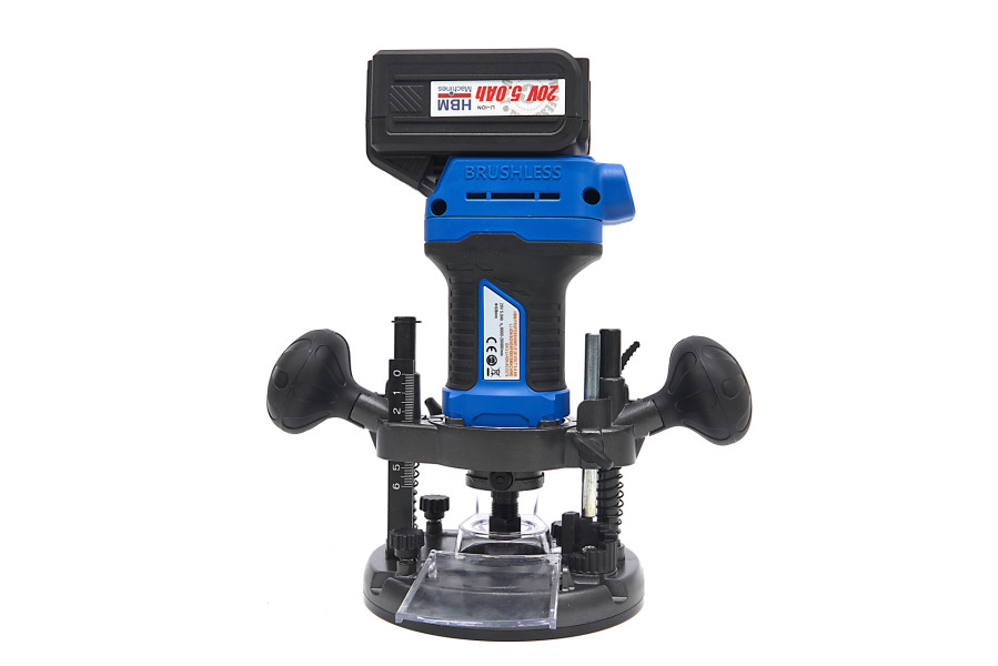 Aku frézka, 20V, 5Ah,  bateriová platforma Power20.5, včetně 2 baterií, nabíječky