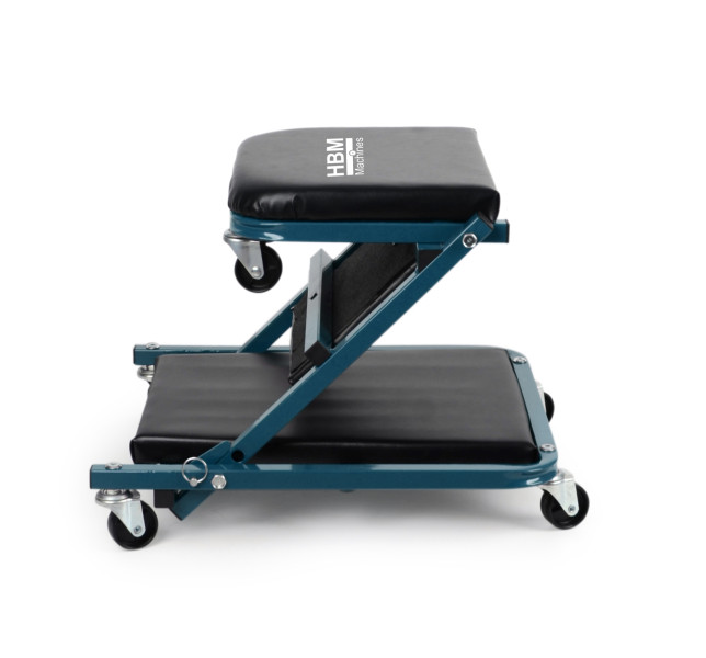 2 v 1 montážní pojízdné lehátko a stolička