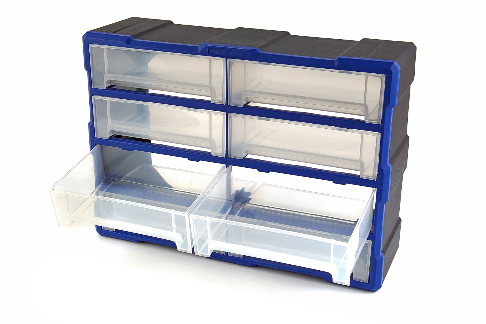 Plastový úložný box s 8 zásuvkami 52 x 37 x 16 cm