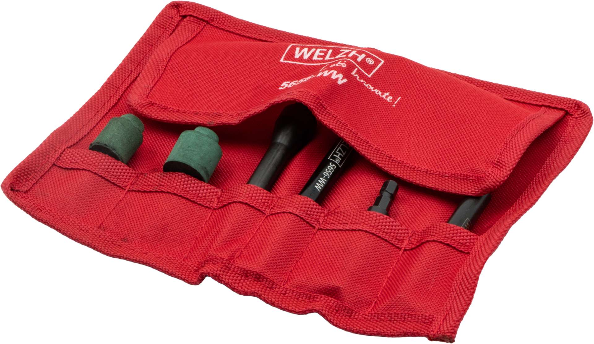 Sada na frézování a čištění otvorů pro ventilky pneumatik v litých kolech, Welzh