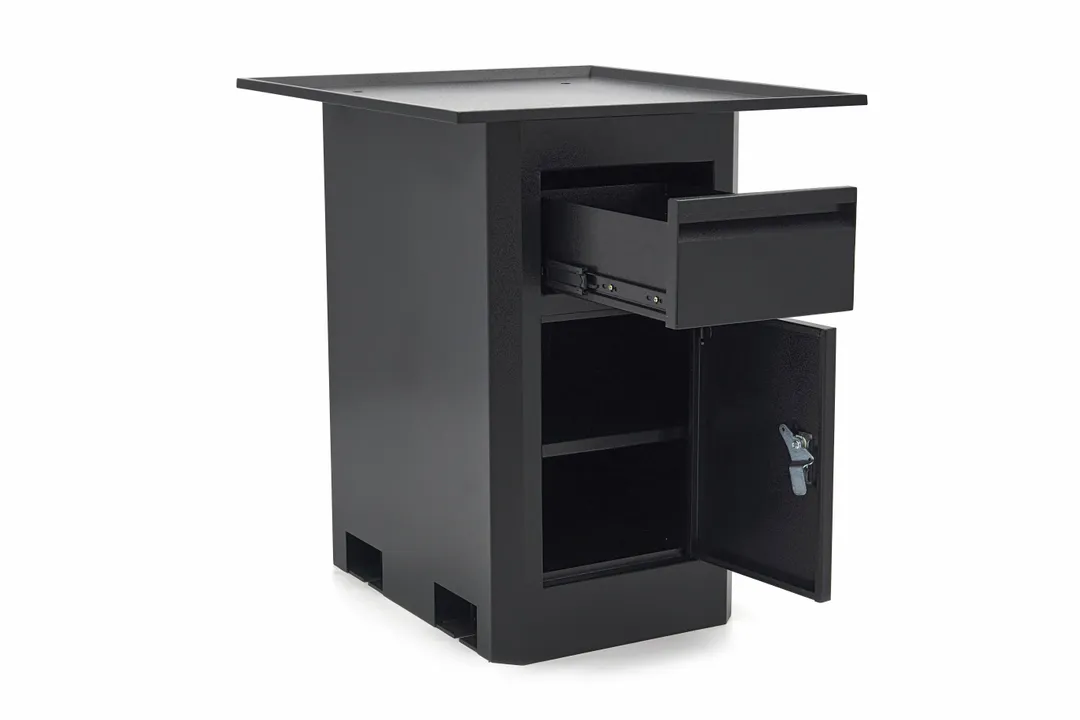 Podstavec s vanou a úložným prostorem pro frézku BF 30