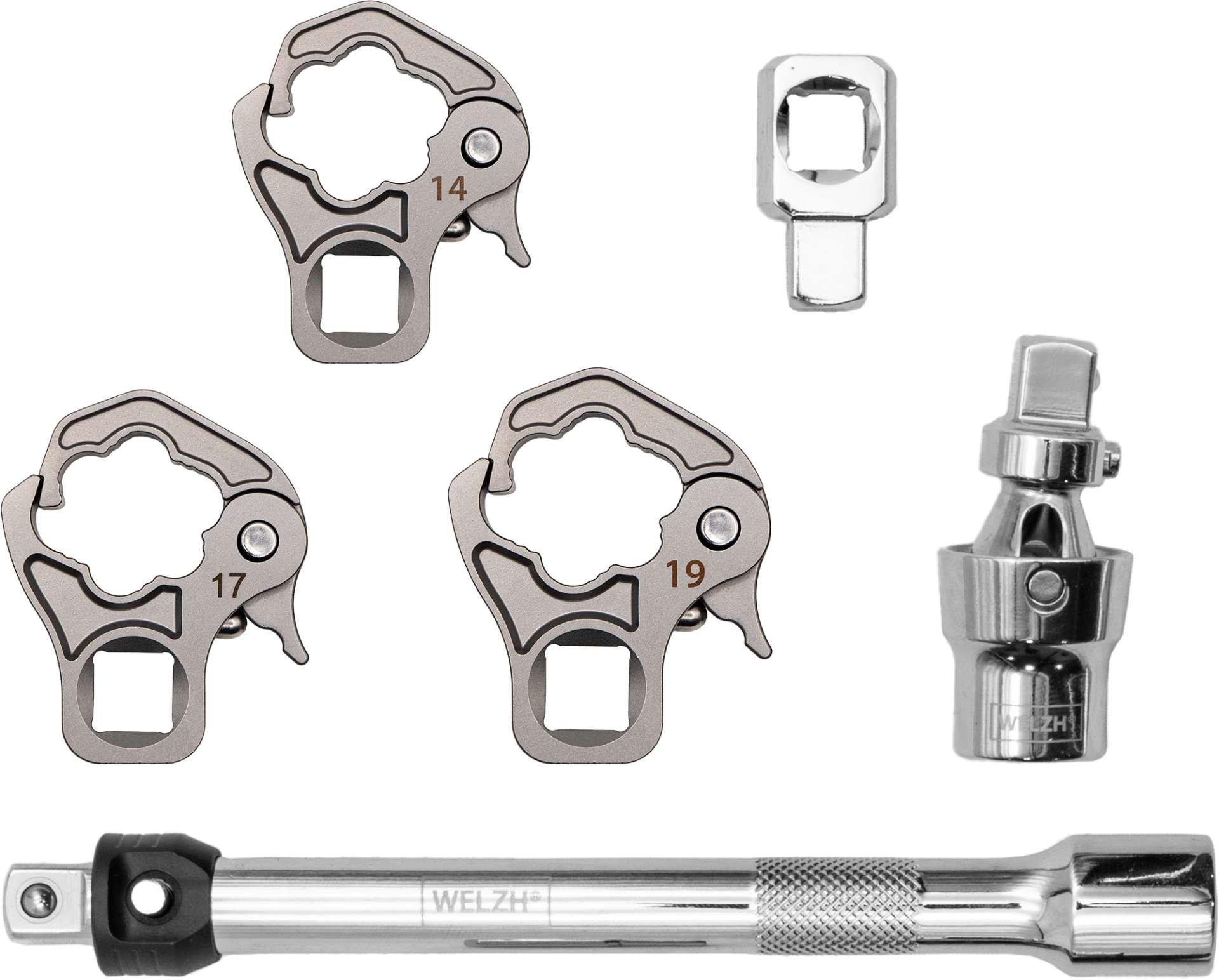 Sada klíčů na senzory, vstřikovače, sondy, hydrauliku, klimatizaci apod, 6 dílů, Welzh