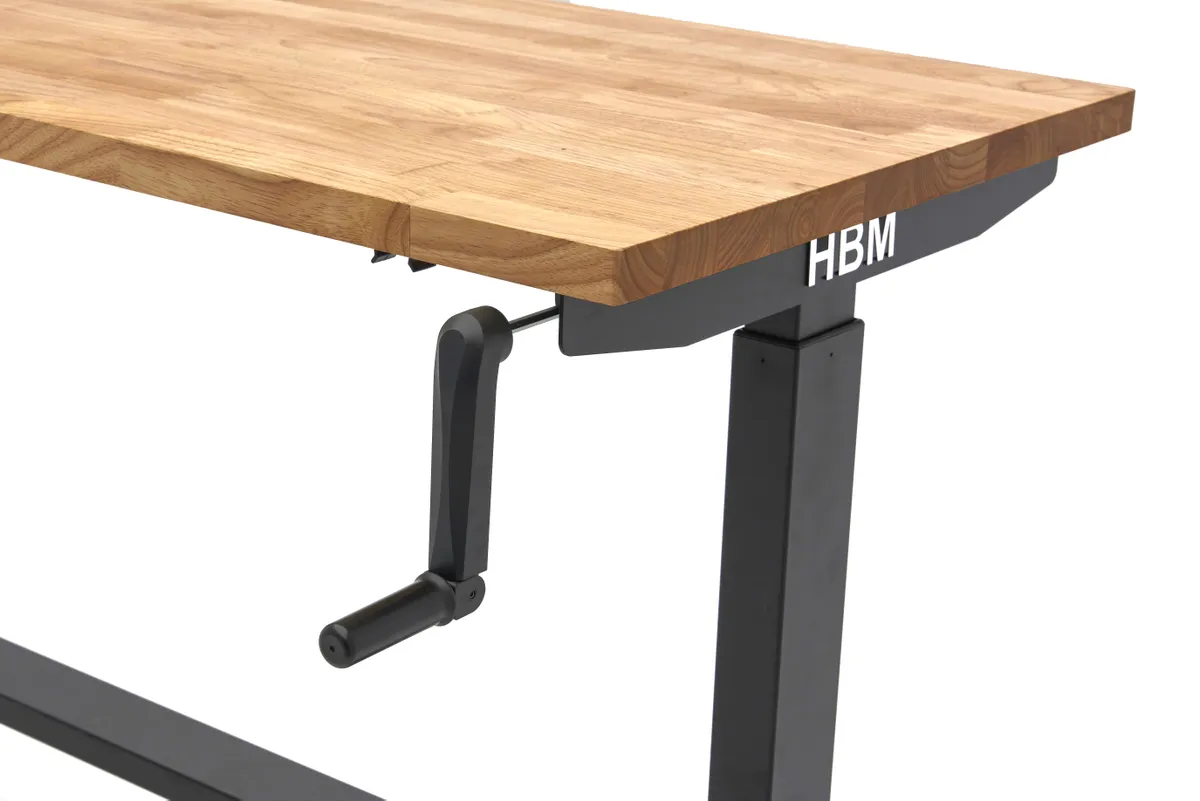 Robustní pracovní stůl, ponk, výškově nastavitelný 152 cm