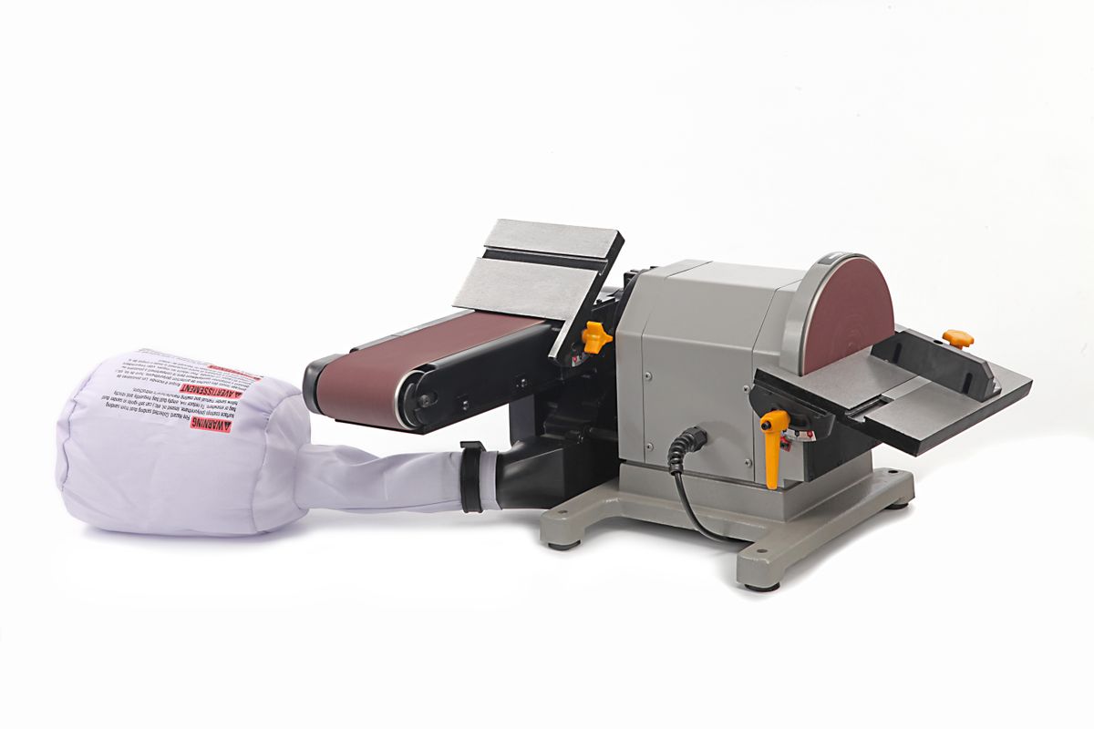 HBM 200, kombinovaná pásová a kotoučová bruska, 500W, 26 kg