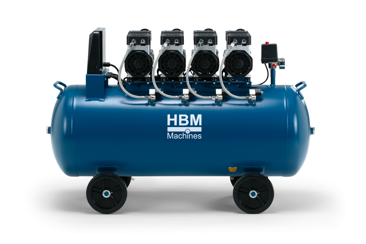 Tichý kompresor, 4HP, 200l, HBM