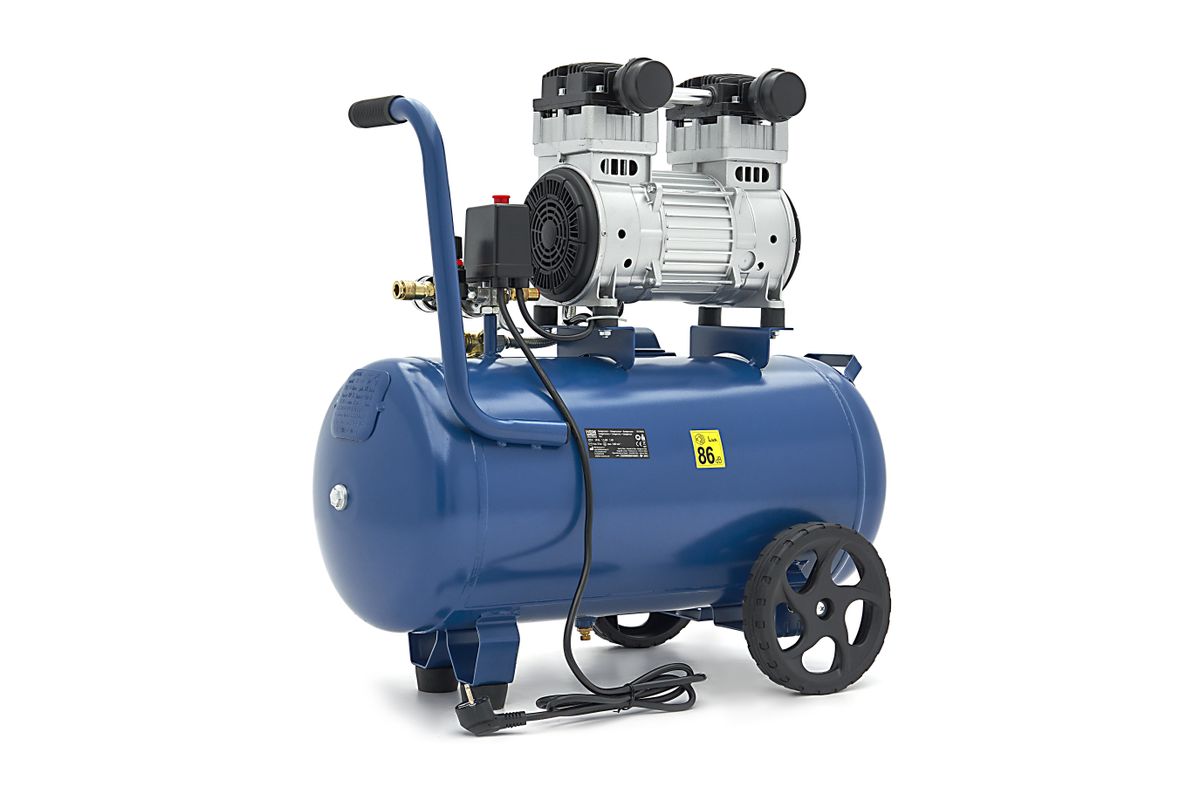 Tichý kompresor, 2HP, 50l, HBM