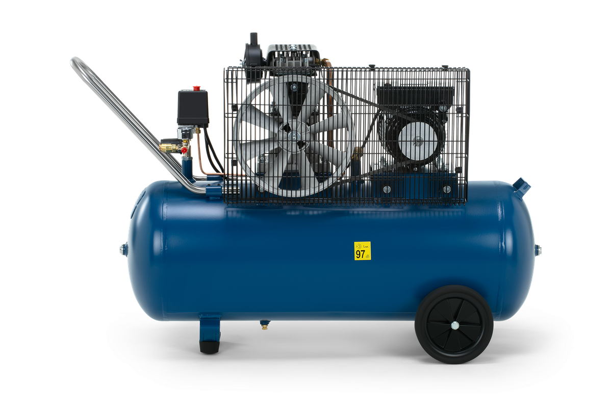 Řemenový kompresor, 3HP, 100l, HBM