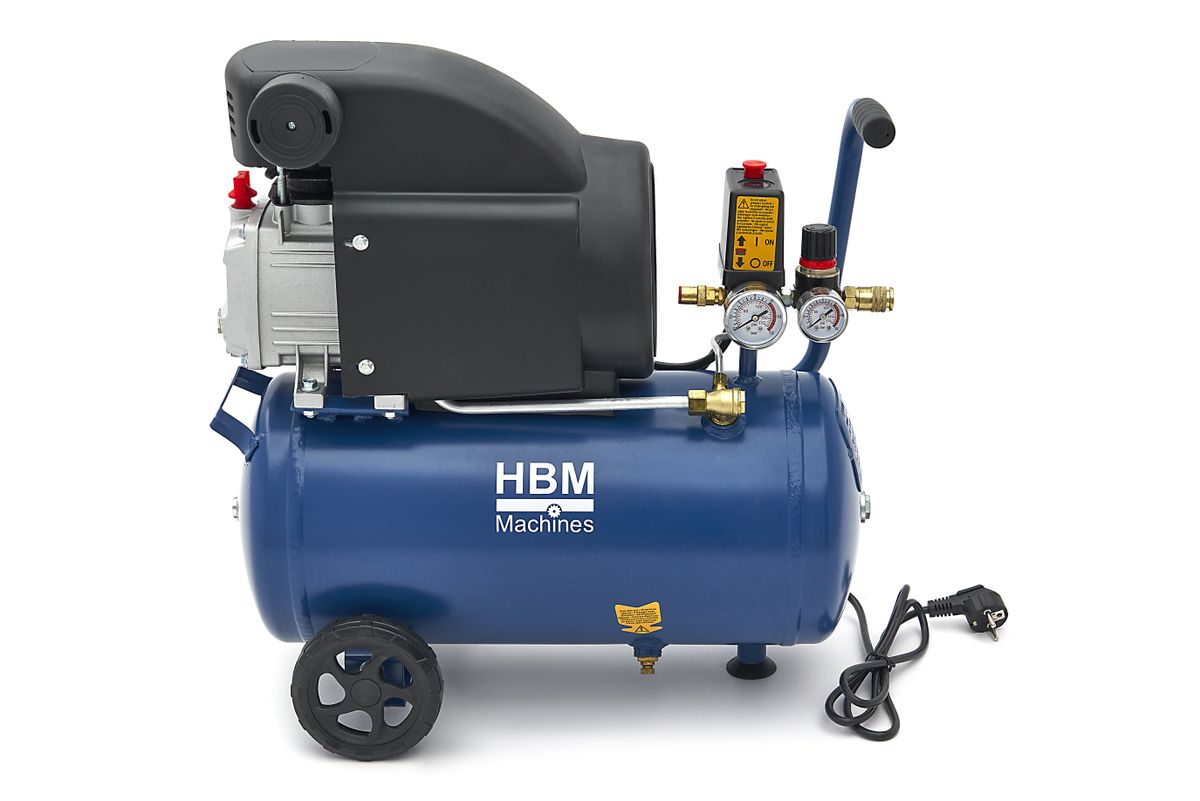 Pístový kompresor, 1,5HP, 24l, HBM
