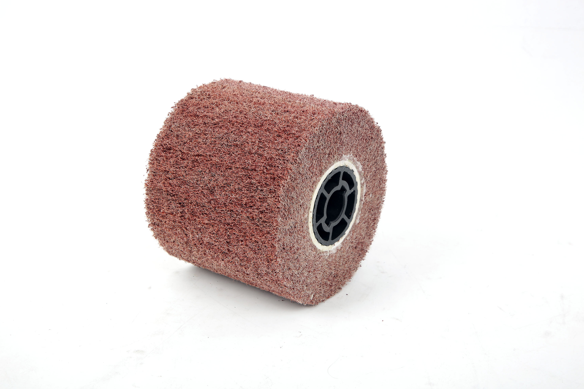 Lamelový brusný válec z nylonového rouna pro satinovací brusku, zrnitost 60, 100 x 120 mm
