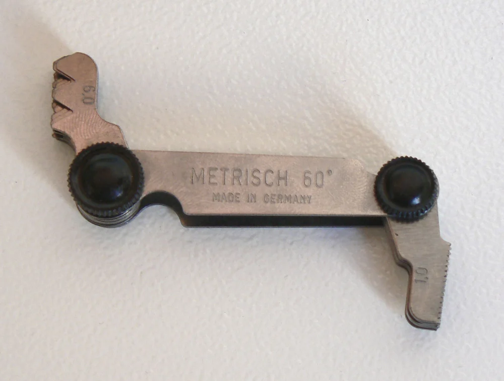 Měrky závitové Metrické 0.25 - 6.0mm, 24 plátků, Condor Werkzeug