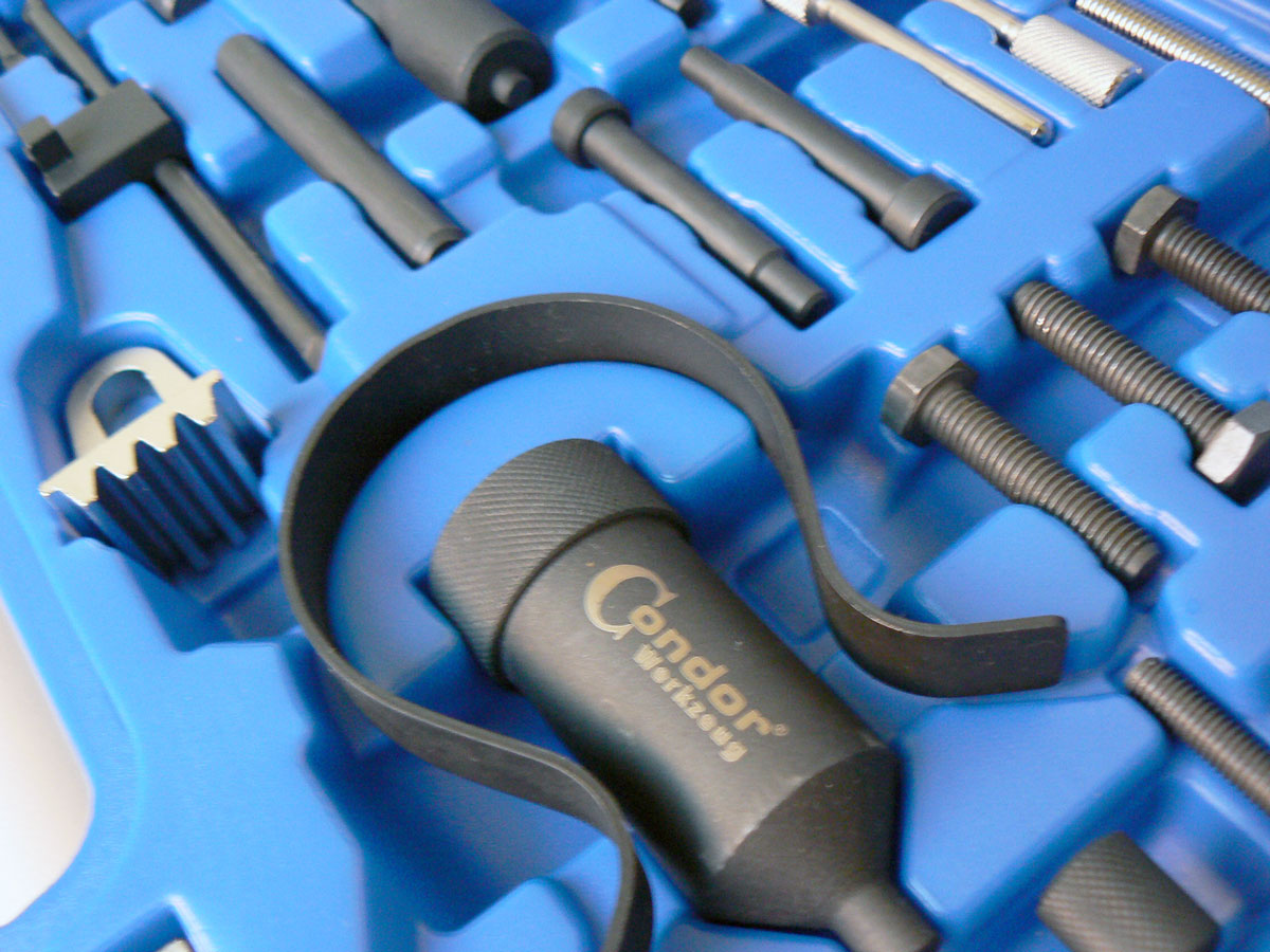 Aretační přípravky na rozvody Peugeot a Citroen, sada 36 dílů, Condor Werkzeug