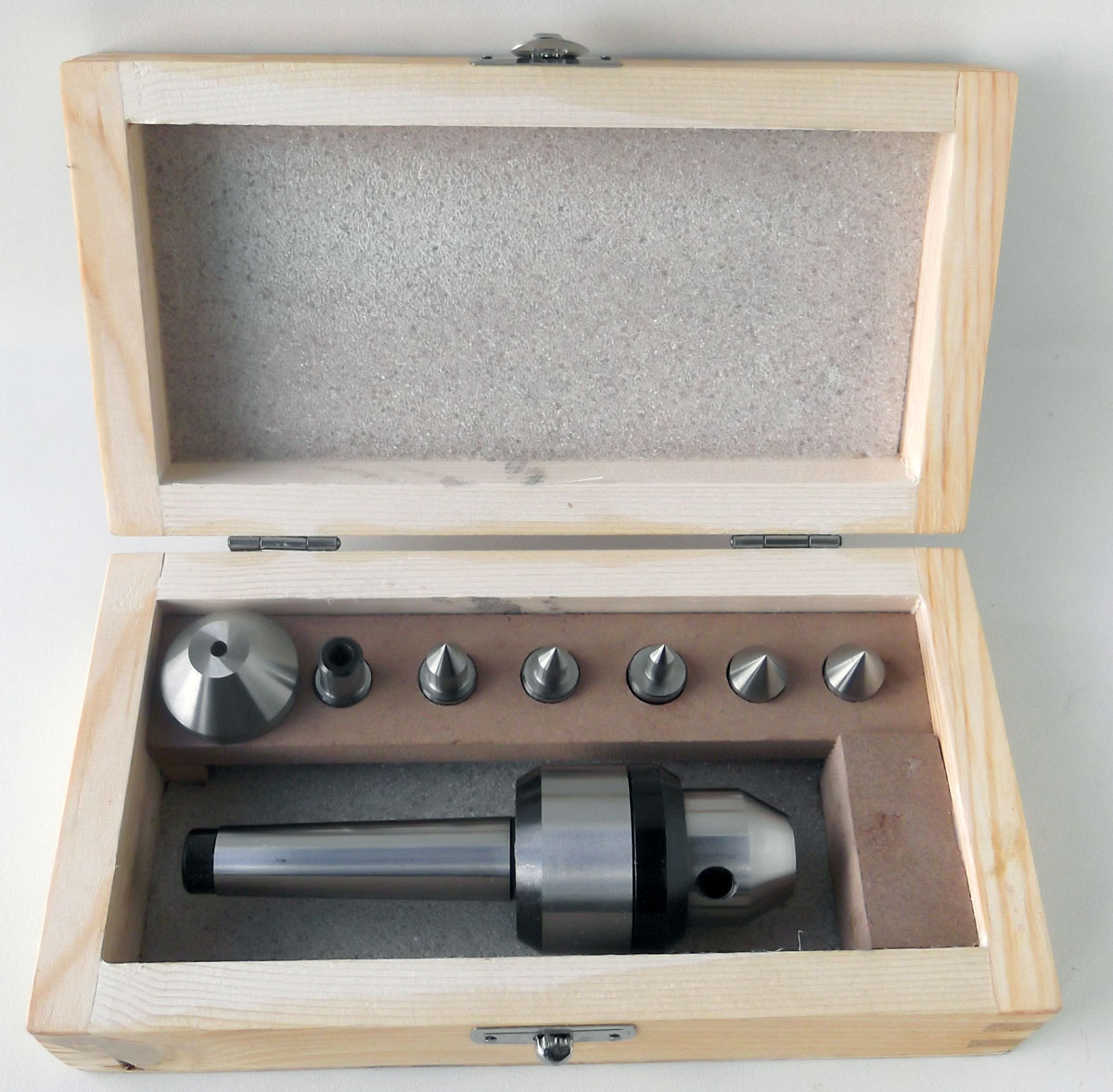 Otočný hrot s výměnnými nástavci pro soustruh, MK2 - sada 9 dílů, Warco