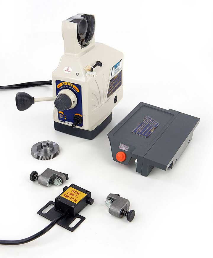 Elektrický strojní posuv pro frézky - podélný (osa X), Warco