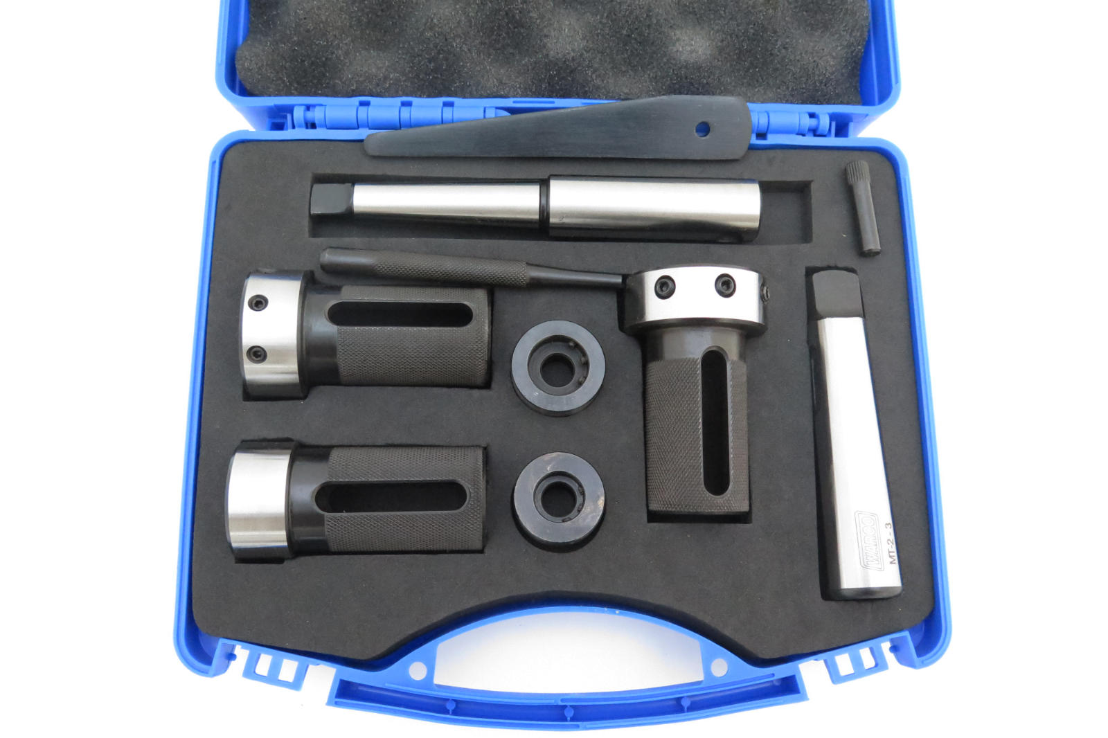 Držák závitových oček pro koník soustruhu, metrický - MK2 / MK3, pro očka 16 - 38 mm, Warco