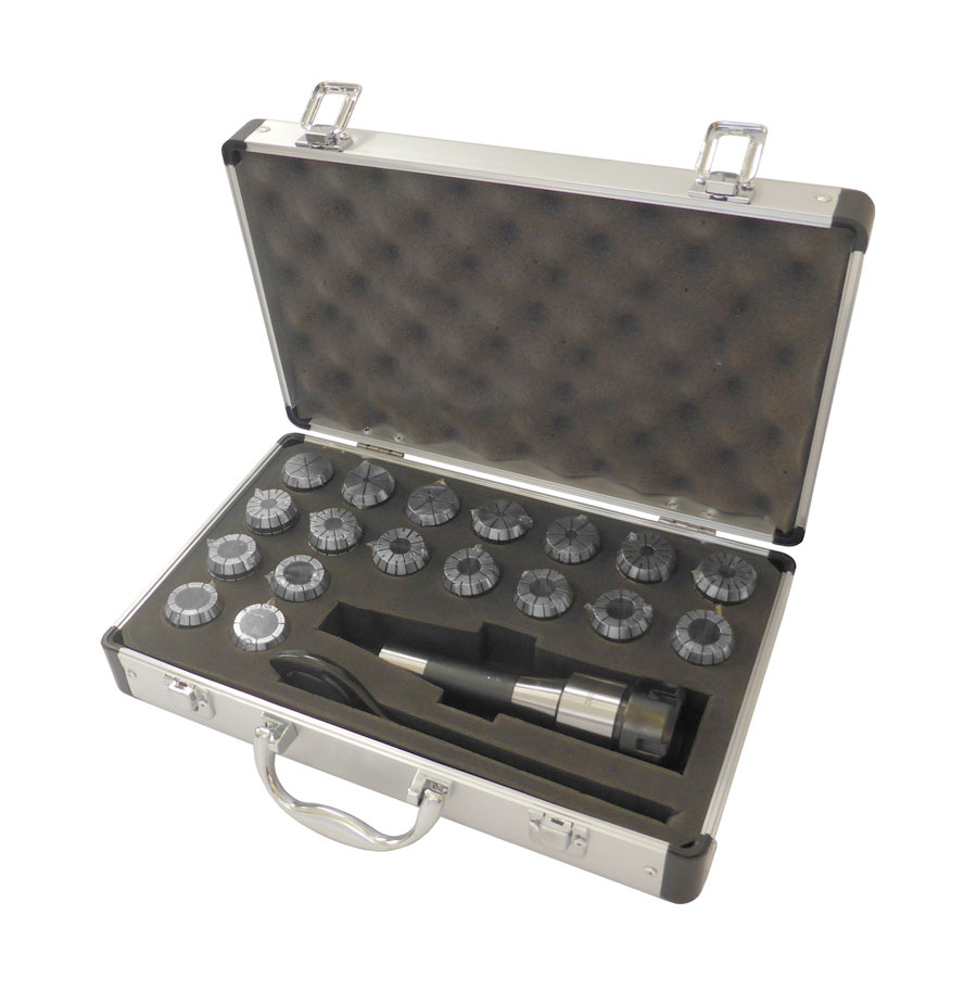 Držák kleštin ER 32, kužel R8, 3 - 20 mm, 18 dílů, Warco