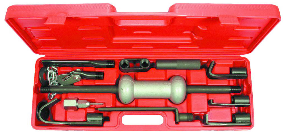 Karosářská vyklepávací sada, 11 dílů, Triumf