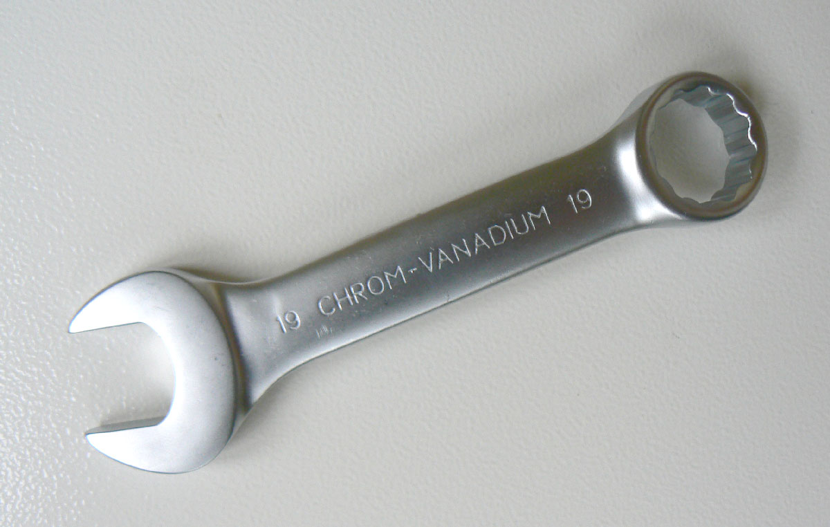 Klíče očkoploché  10 - 19 mm, v textilním obalu, extra krátké, 10 ks, Condor Werkzeug