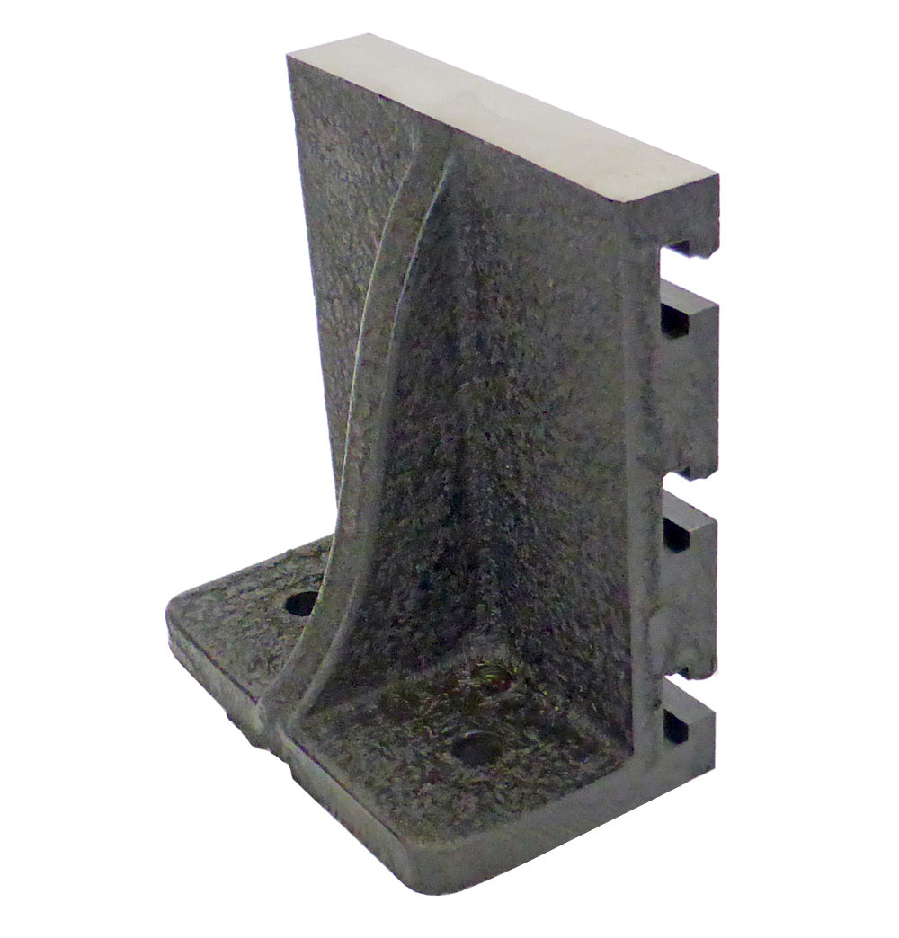 Vyztužená litinová úhlová upínací deska, T-drážky, pro soustruhy, Warco