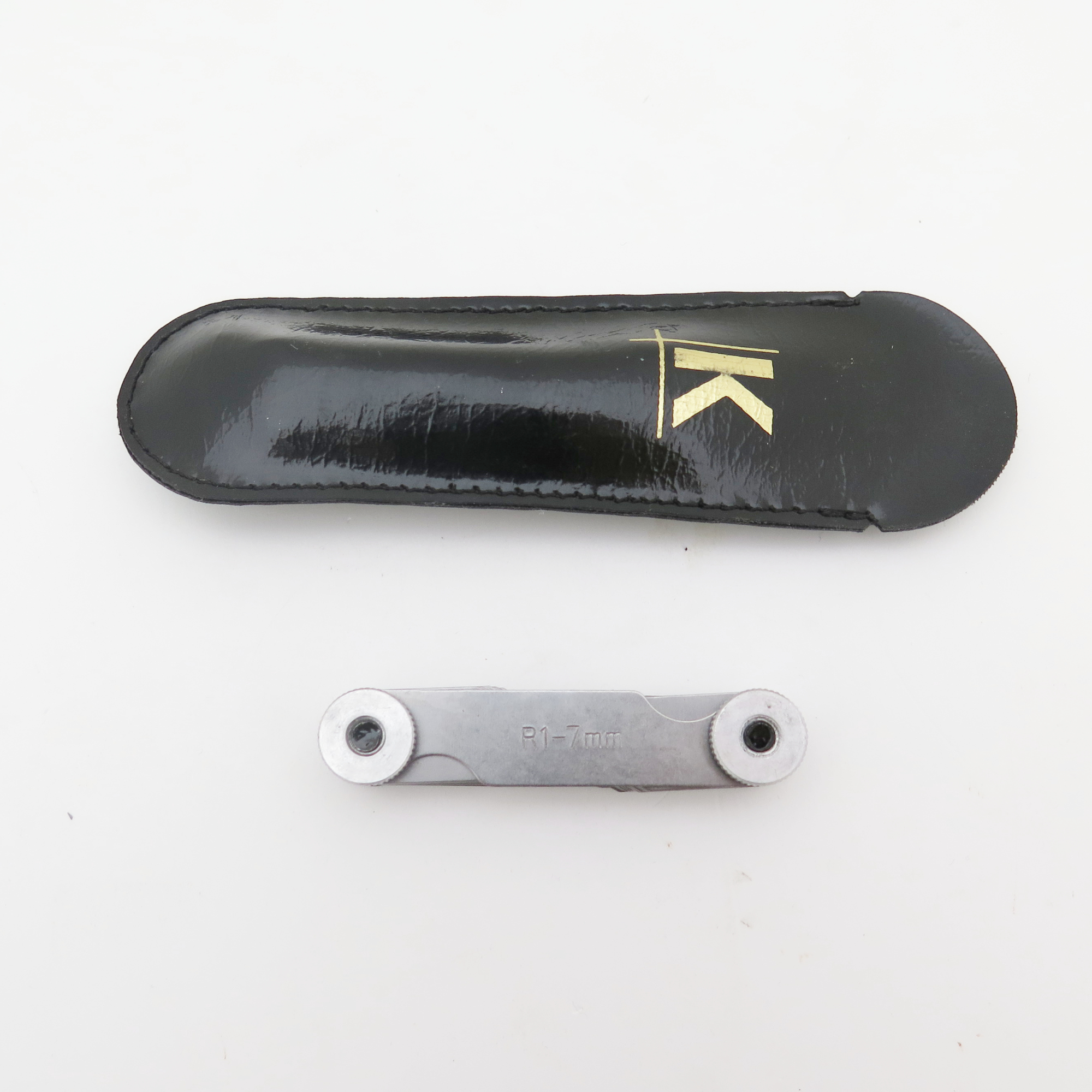 Šablona poloměrová ČSN 25 3816 (1-7 mm), 34 ks, KM