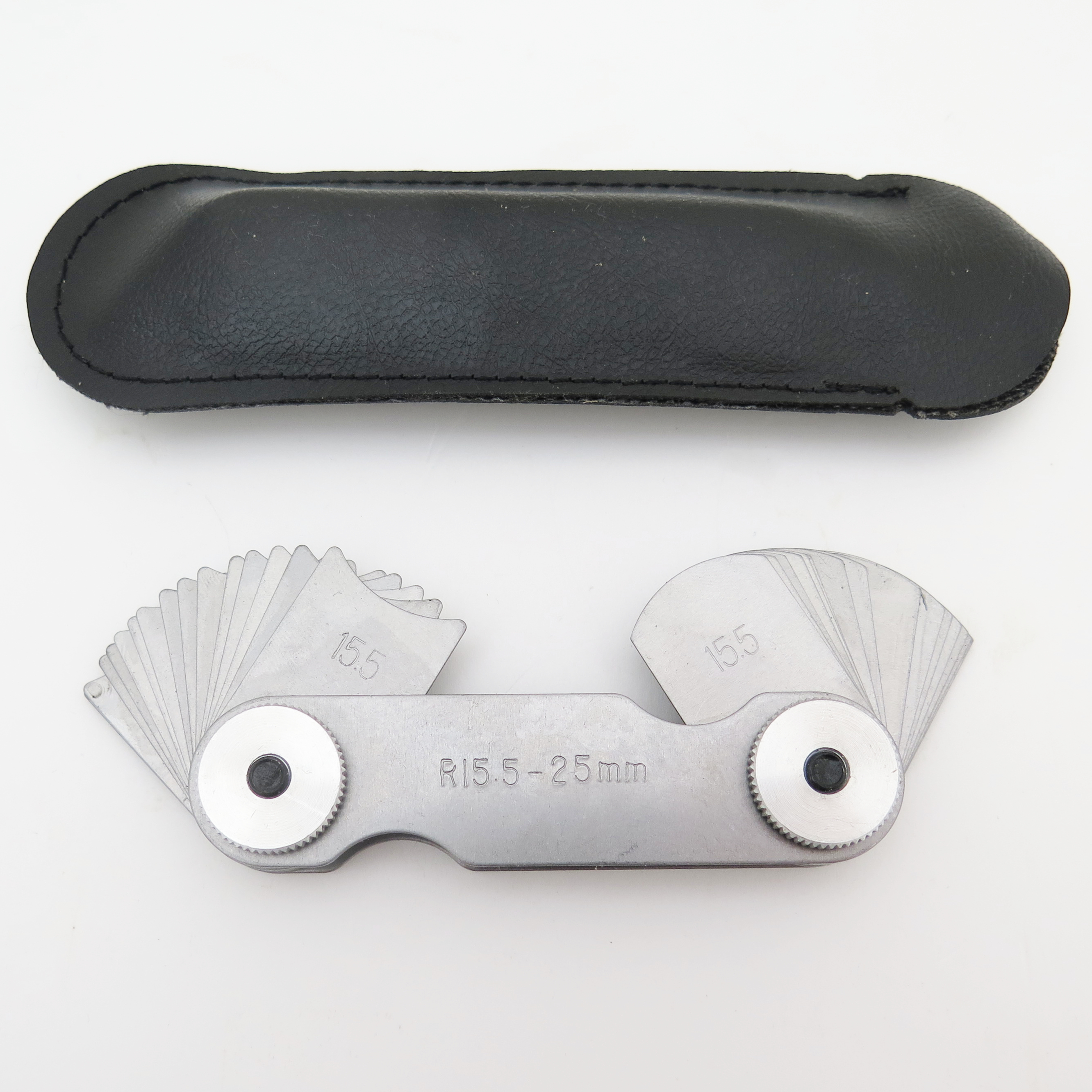 Šablona poloměrová ČSN 25 3816 (15,5-25 mm), 30 ks, KM