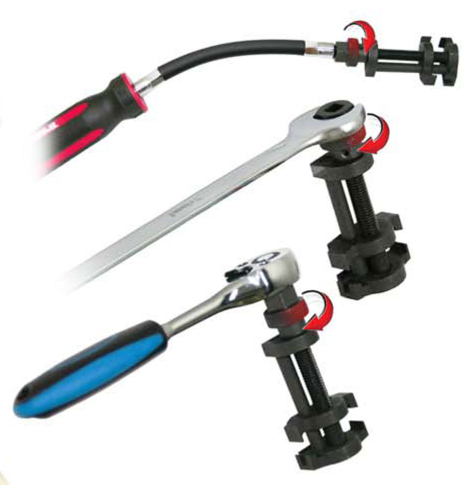 Svěrka na hadicové spony, univerzální, rozsah 0 - 65 mm, Triumf