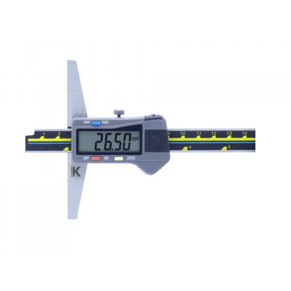 Hloubkoměr digitální bez nosu, DIN 862, 500 mm, KM