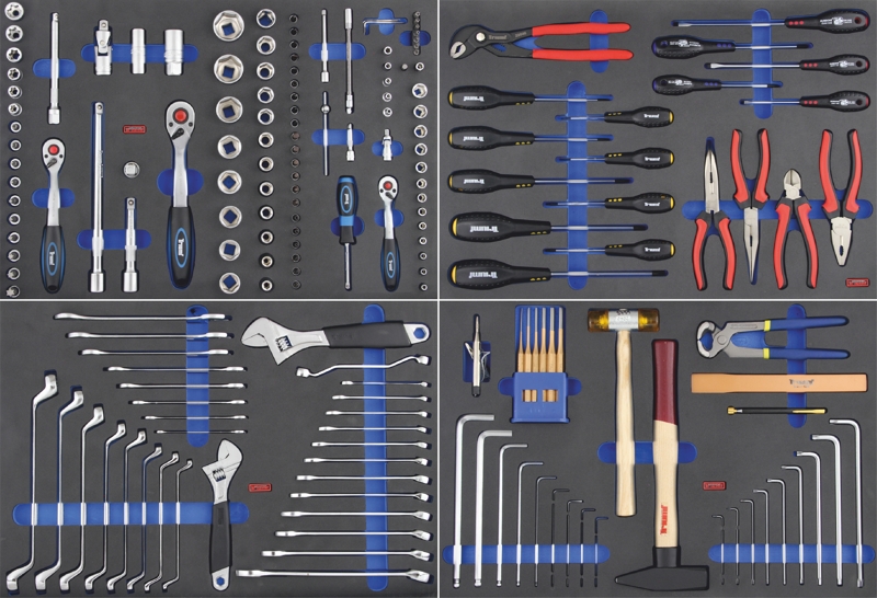 Montážní vozík modrý 710 x 460 x 830 - !! VYBAVENÝ!! , Triumf